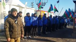 Peaceful protest of Azerbaijani eco-activists continues on Lachin-Khankendi road (PHOTO)