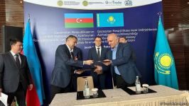 Business contracts signed between Kazakhstan, Azerbaijan (PHOTO)