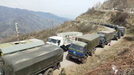 Residents of Armenian origin move freely along Azerbaijani Lachin-Khankendi road (PHOTO)