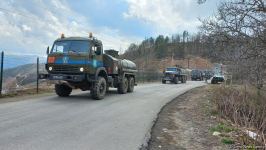 Big convoy of Russian peacekeepers moves freely along Azerbaijan's Lachin-Khankendi road (PHOTO)