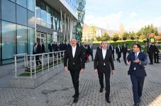 President Ilham Aliyev and Prime Minister Irakli Garibashvili visited Gabala regional “ASAN xidmet” center (PHOTO/VIDEO)