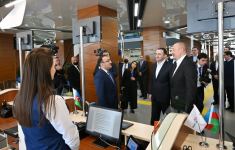 President Ilham Aliyev and Prime Minister Irakli Garibashvili visited Gabala regional “ASAN xidmet” center (PHOTO/VIDEO)