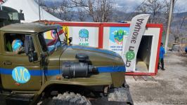 Russian peacekeepers' convoy moves freely along Azerbaijan's Lachin-Khankendi road (PHOTO)