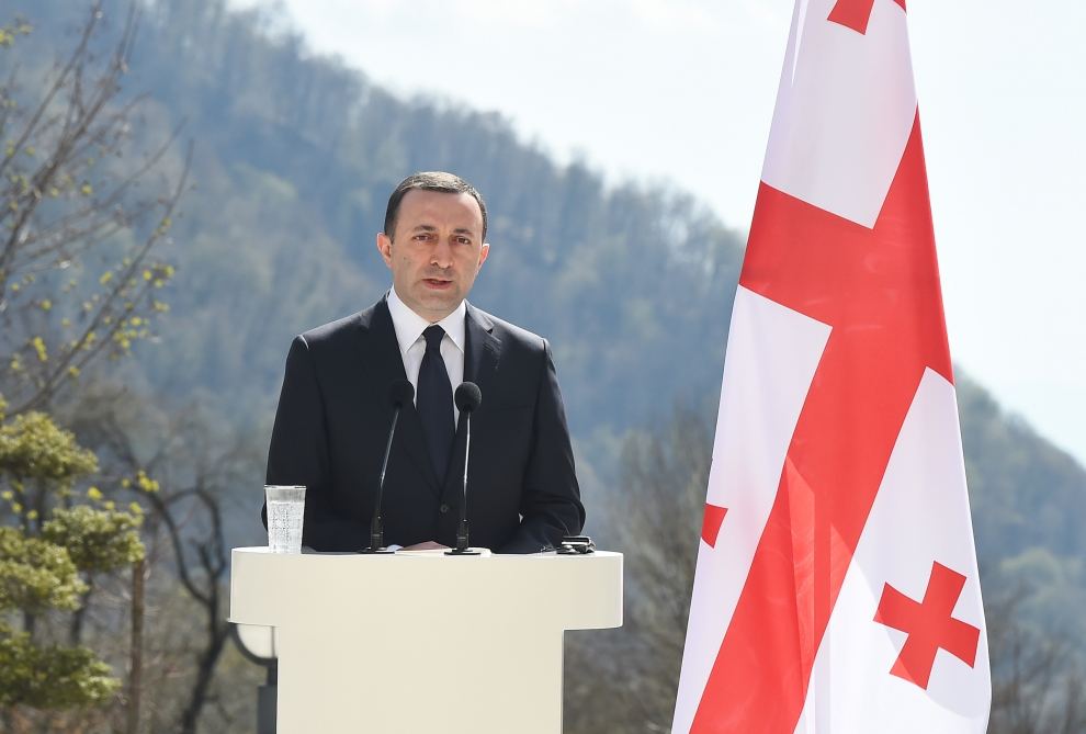 President Ilham Aliyev and Prime Minister of Georgia Irakli Garibashvili make press statements (PHOTO/VIDEO)