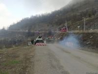 Russian peacekeepers' convoy moves freely along Azerbaijan's Lachin-Khankendi road (PHOTO)