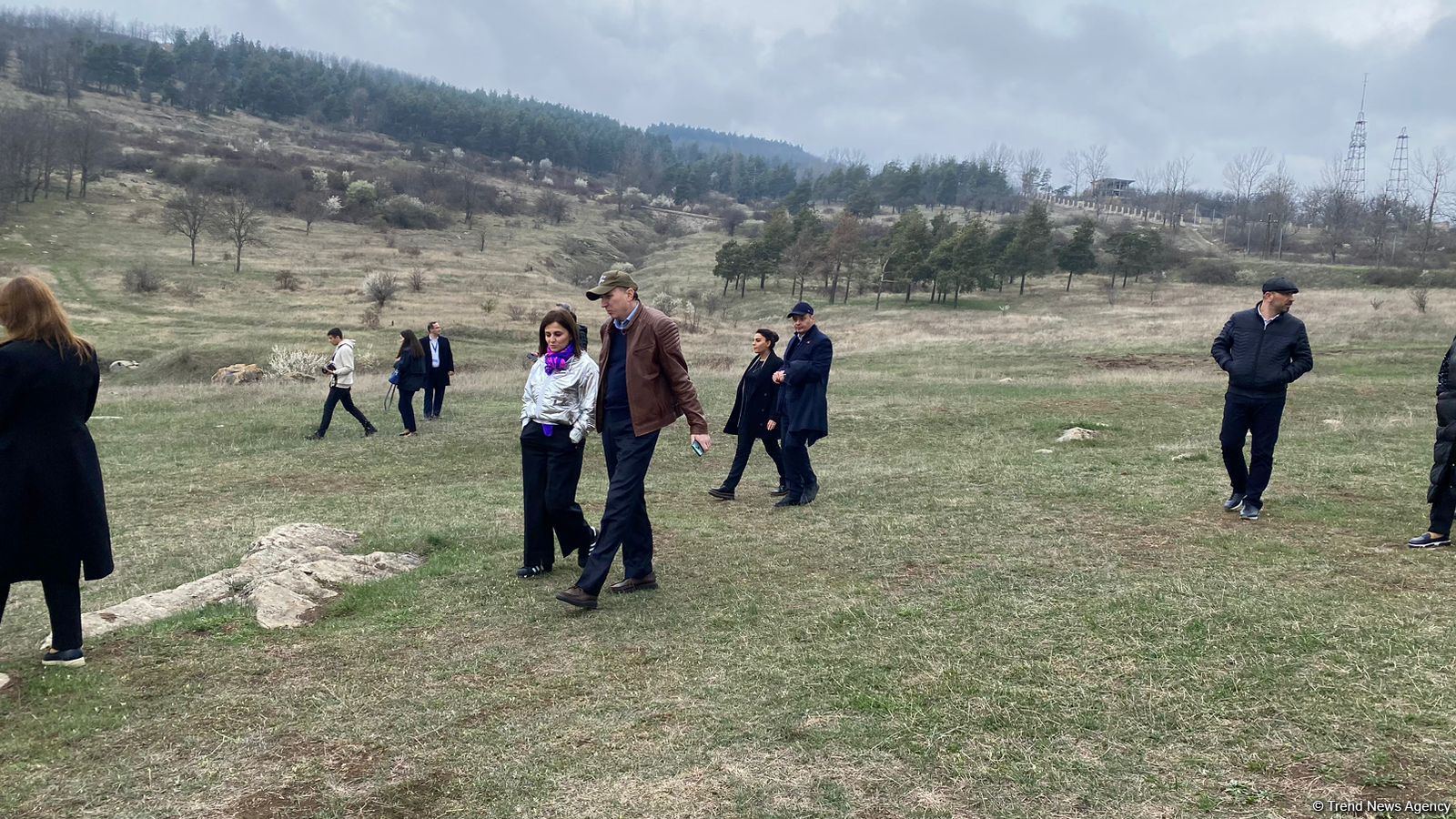 Participants of meeting of TURKSOY for UNESCO visit Jidir Duzu in Shusha (PHOTO)