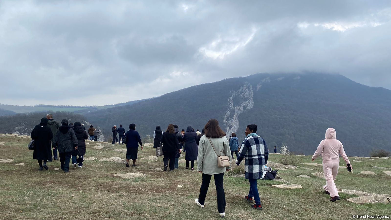 Participants of meeting of TURKSOY for UNESCO visit Jidir Duzu in Shusha (PHOTO)