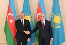 Official welcome ceremony held for President Ilham Aliyev in Astana (PHOTO/VIDEO)