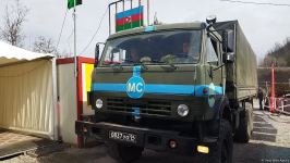 Russian peacekeepers' vehicles move freely along Azerbaijani Lachin-Khankendi road (PHOTO)
