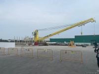 Manufacturing of stationary offshore crane starts in Azerbaijan for first time (PHOTO)