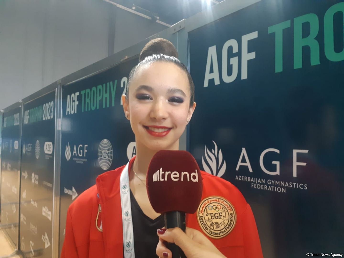 Egyptian gymnast delighted with Azerbaijan's program in group exercises