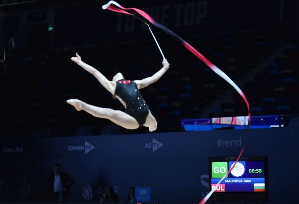 Azerbaijani graces reach final following second day of AGF Trophy Int'l Tournament in Rhythmic Gymnastics competitions among juniors