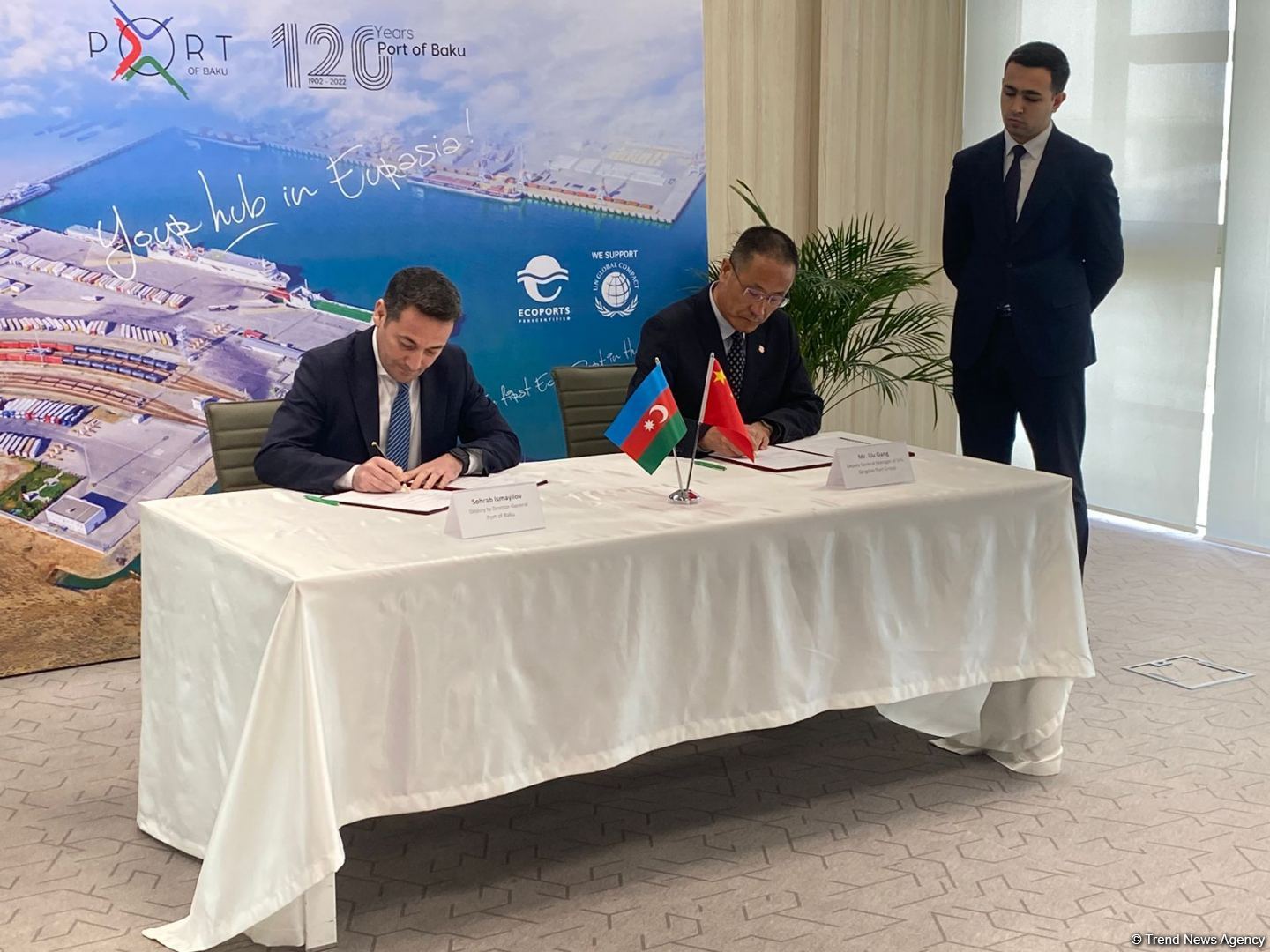 Port of Baku, Chinese port of Qingdao sign MoU (PHOTO)