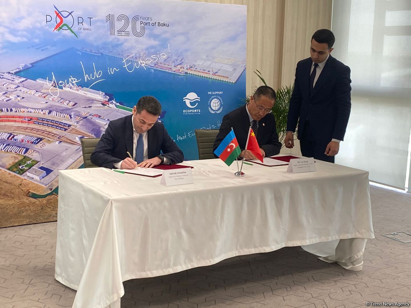 Port of Baku, Chinese port of Qingdao sign MoU (PHOTO)