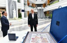 President Ilham Aliyev opens “ASAN xidmet” center in Salyan (PHOTO/VIDEO)