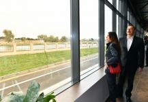 President Ilham Aliyev, First Lady Mehriban Aliyeva attend inauguration of Neftchala Olympic Sports Complex (PHOTO/VIDEO)