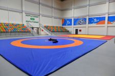 President Ilham Aliyev, First Lady Mehriban Aliyeva attend inauguration of Neftchala Olympic Sports Complex (PHOTO/VIDEO)