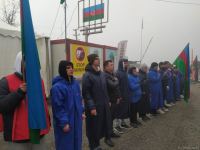 Peaceful protest of Azerbaijani eco-activists continues on Lachin-Khankendi road (PHOTO)