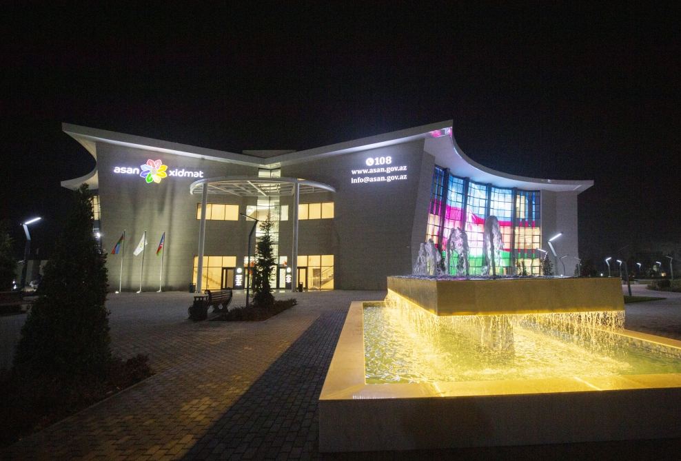 President Ilham Aliyev opens “ASAN xidmet” center in Salyan (PHOTO/VIDEO)