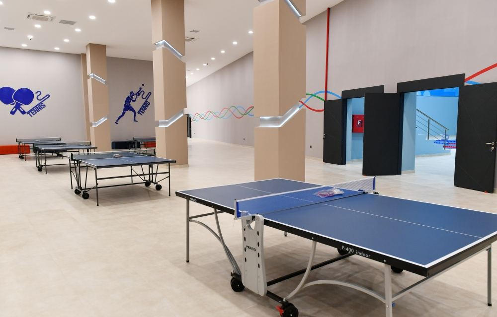President Ilham Aliyev, First Lady Mehriban Aliyeva attend inauguration of Neftchala Olympic Sports Complex (PHOTO/VIDEO)