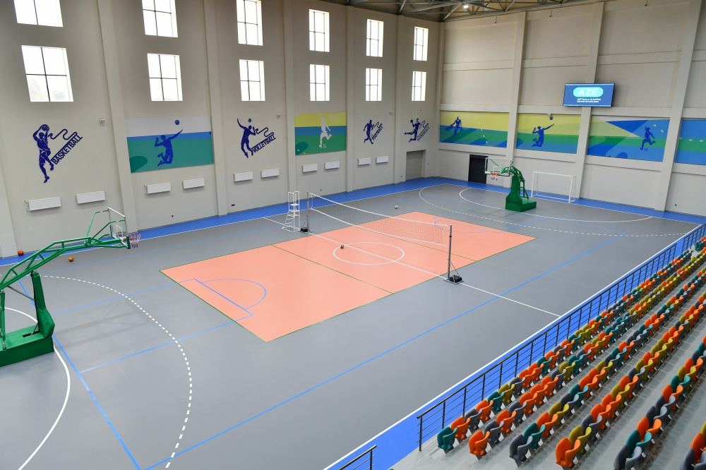 President Ilham Aliyev, First Lady Mehriban Aliyeva attend inauguration of Neftchala Olympic Sports Complex (PHOTO/VIDEO)