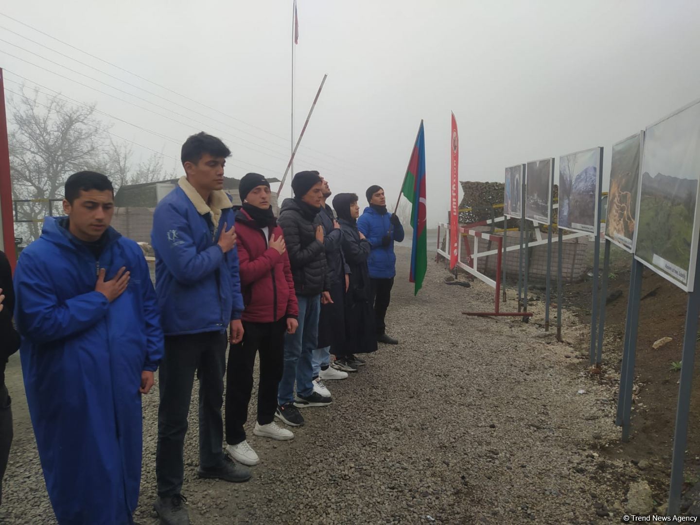 Peaceful protest of Azerbaijani eco-activists continues on Lachin-Khankendi road (PHOTO)