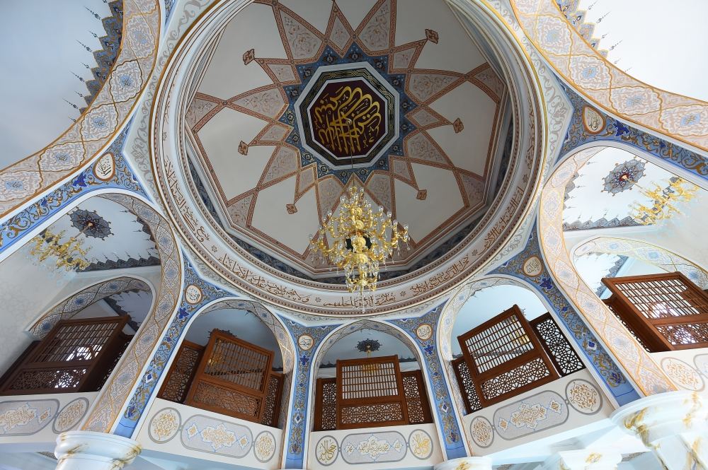President Ilham Aliyev, First Lady Mehriban Aliyeva attend opening of Juma Mosque in Narimanov district (PHOTO)