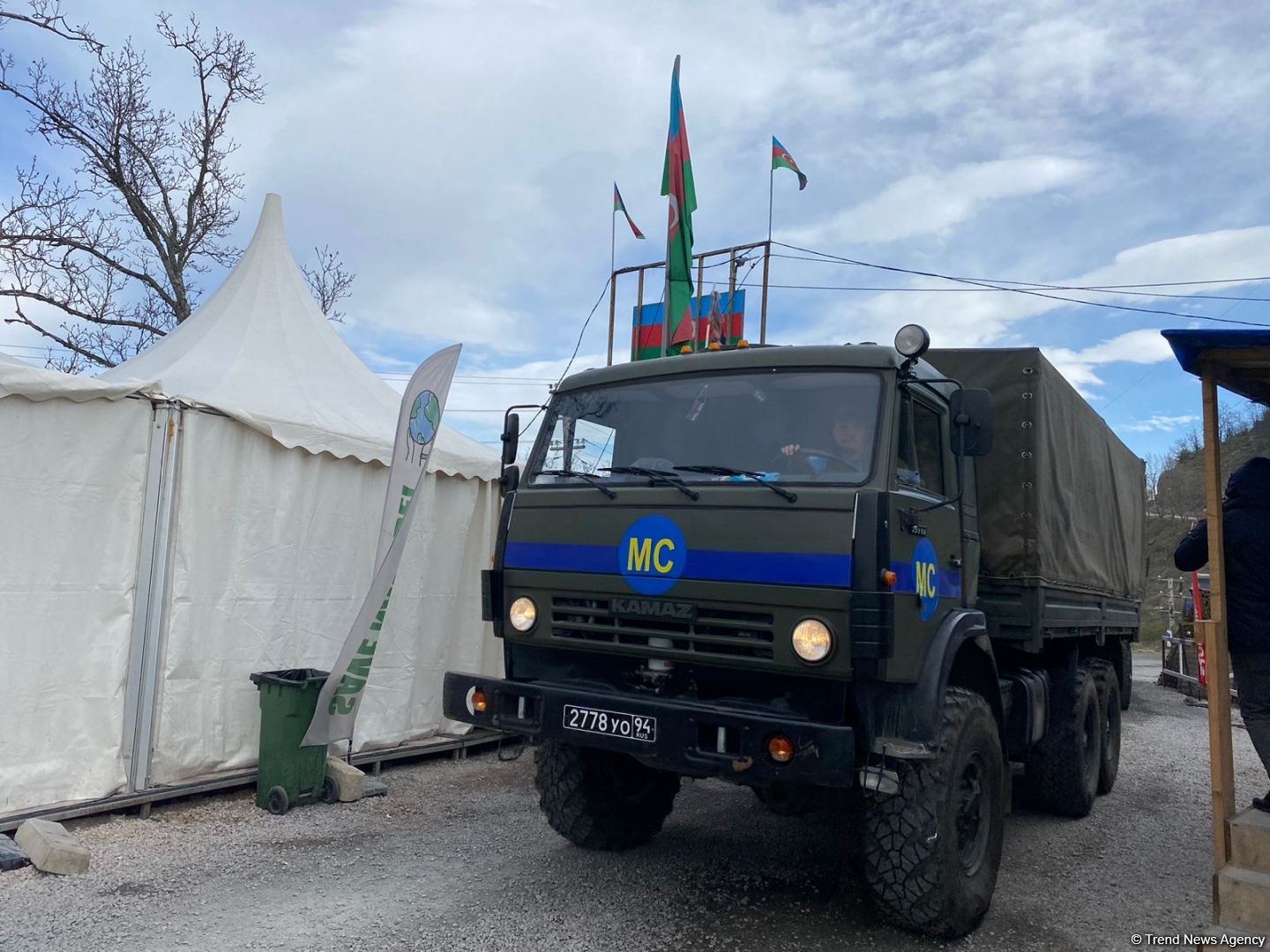 ICRC convoy moves freely along Azerbaijan's Lachin-Khankendi road (PHOTO)