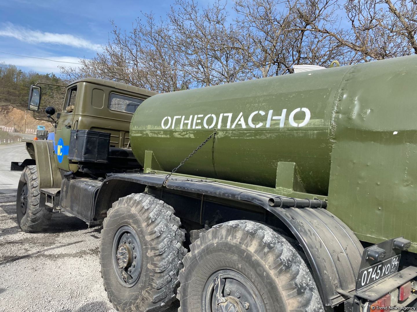 ICRC convoy moves freely along Azerbaijan's Lachin-Khankendi road (PHOTO)