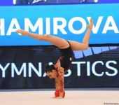 Best moments of first day of FIG World Cup in Rhythmic Gymnastics in Baku