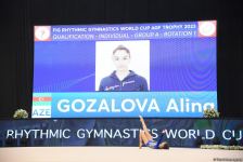First day of FIG World Cup competitions in Rhythmic Gymnastics kicks off in Baku (PHOTO)