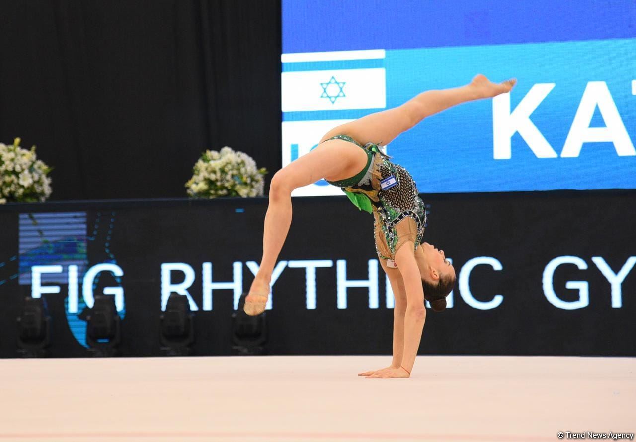 Best moments of first day of FIG World Cup in Rhythmic Gymnastics in Baku