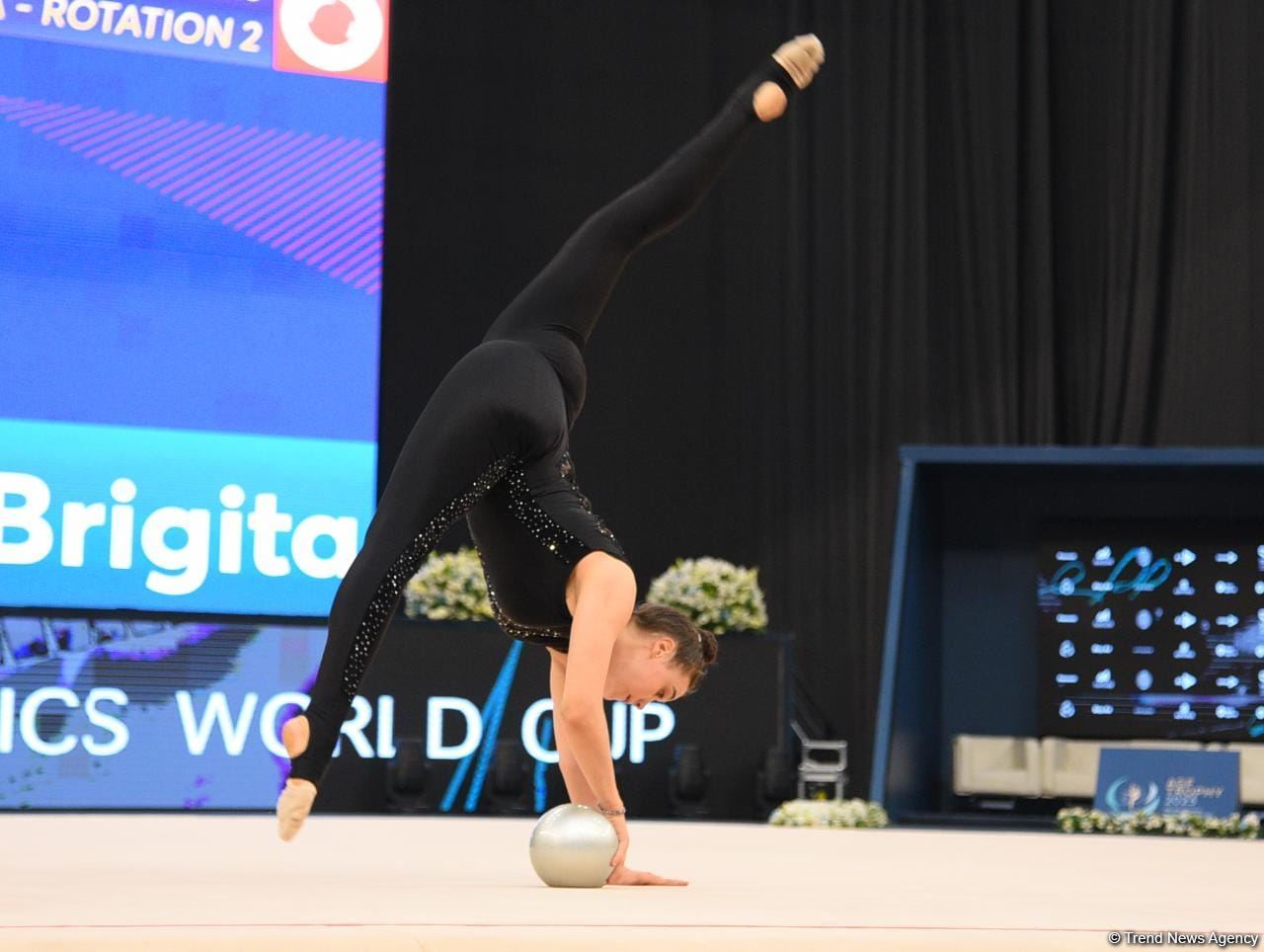 Best moments of first day of FIG World Cup in Rhythmic Gymnastics in Baku