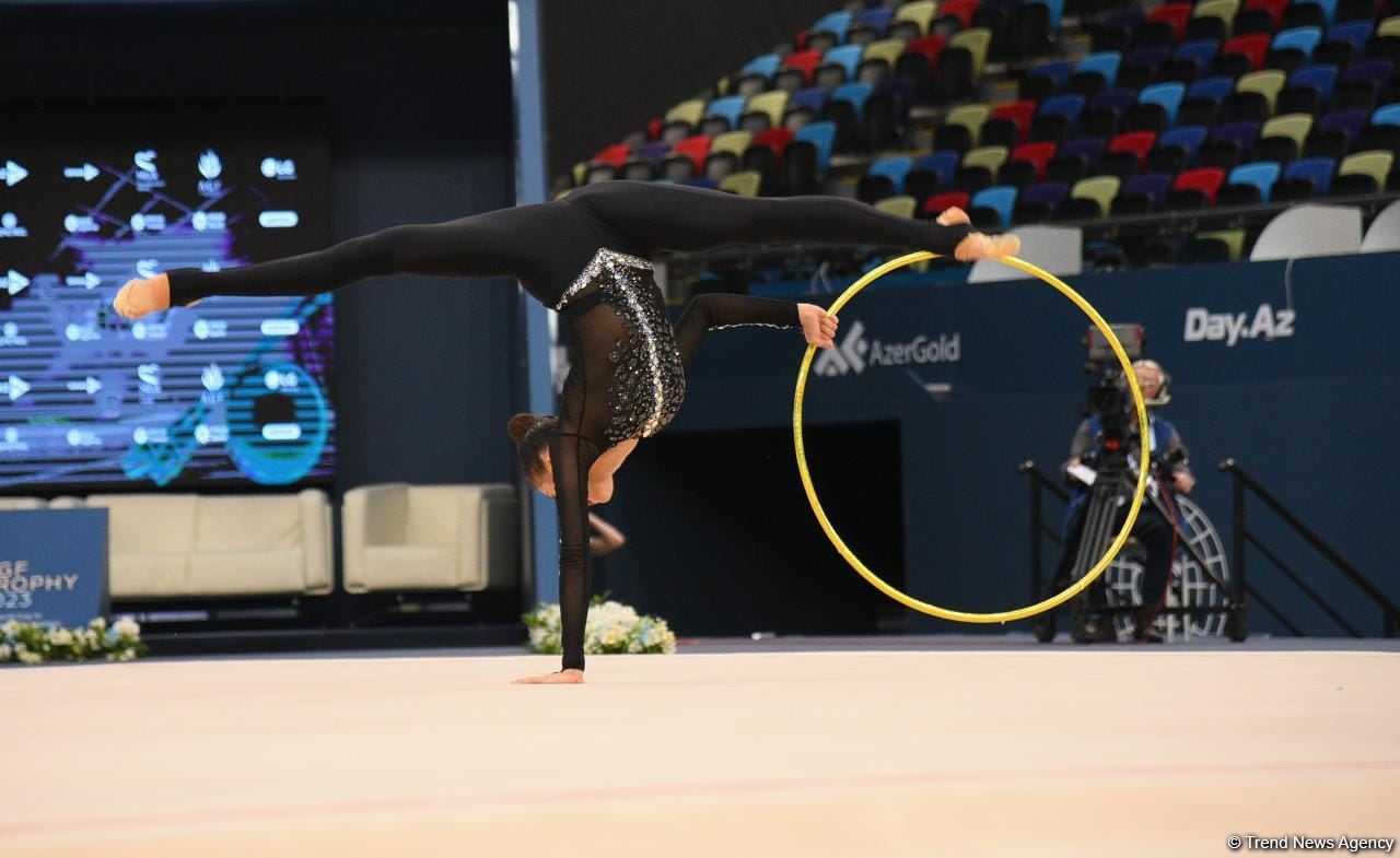 Best moments of first day of FIG World Cup in Rhythmic Gymnastics in Baku