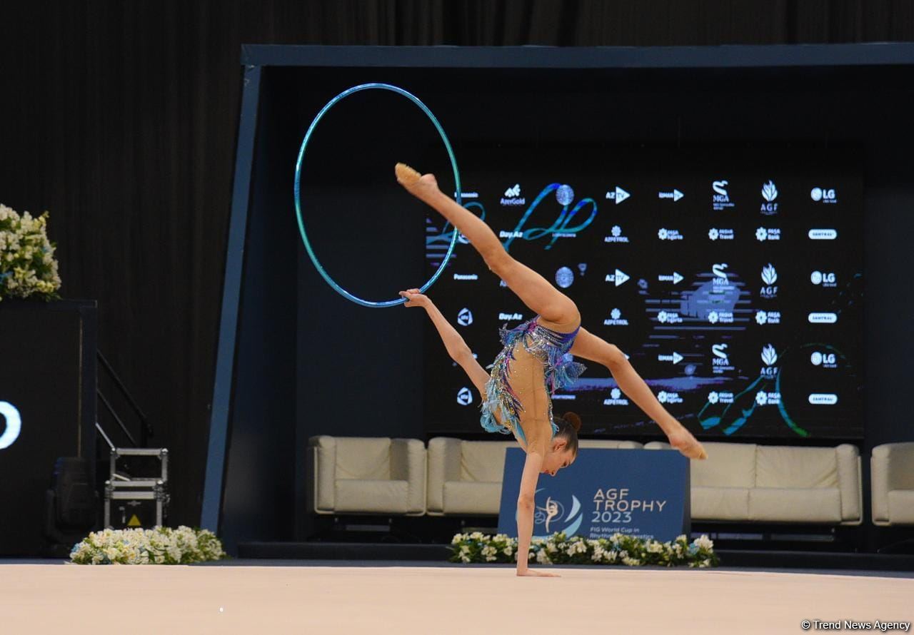 Best moments of first day of FIG World Cup in Rhythmic Gymnastics in Baku