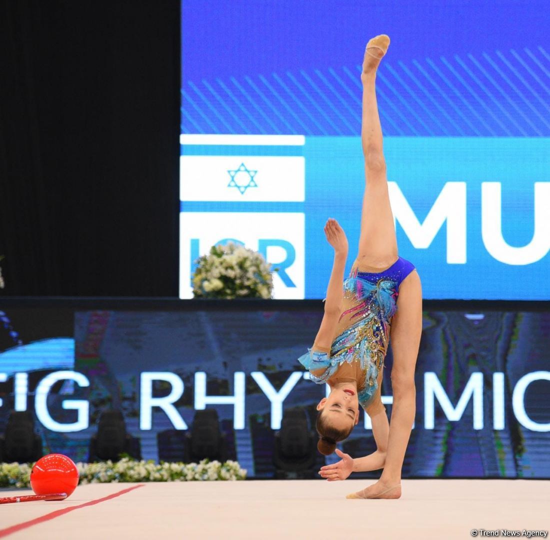 Best moments of first day of FIG World Cup in Rhythmic Gymnastics in Baku