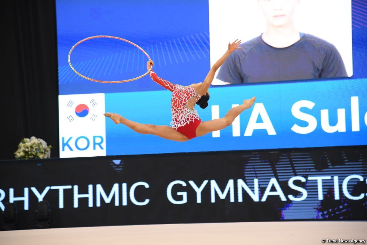 First day of FIG World Cup competitions in Rhythmic Gymnastics kicks off in Baku (PHOTO)