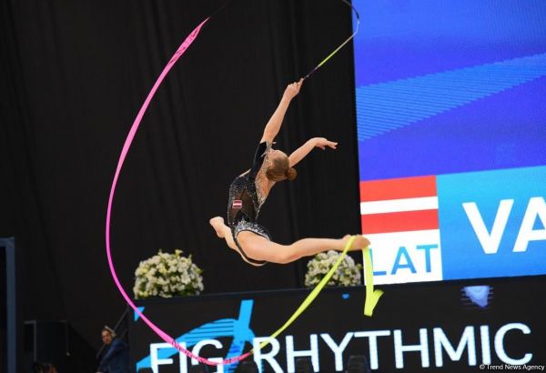 Second day of FIG World Cup competitions in Rhythmic Gymnastics kicks off in Baku (PHOTO)