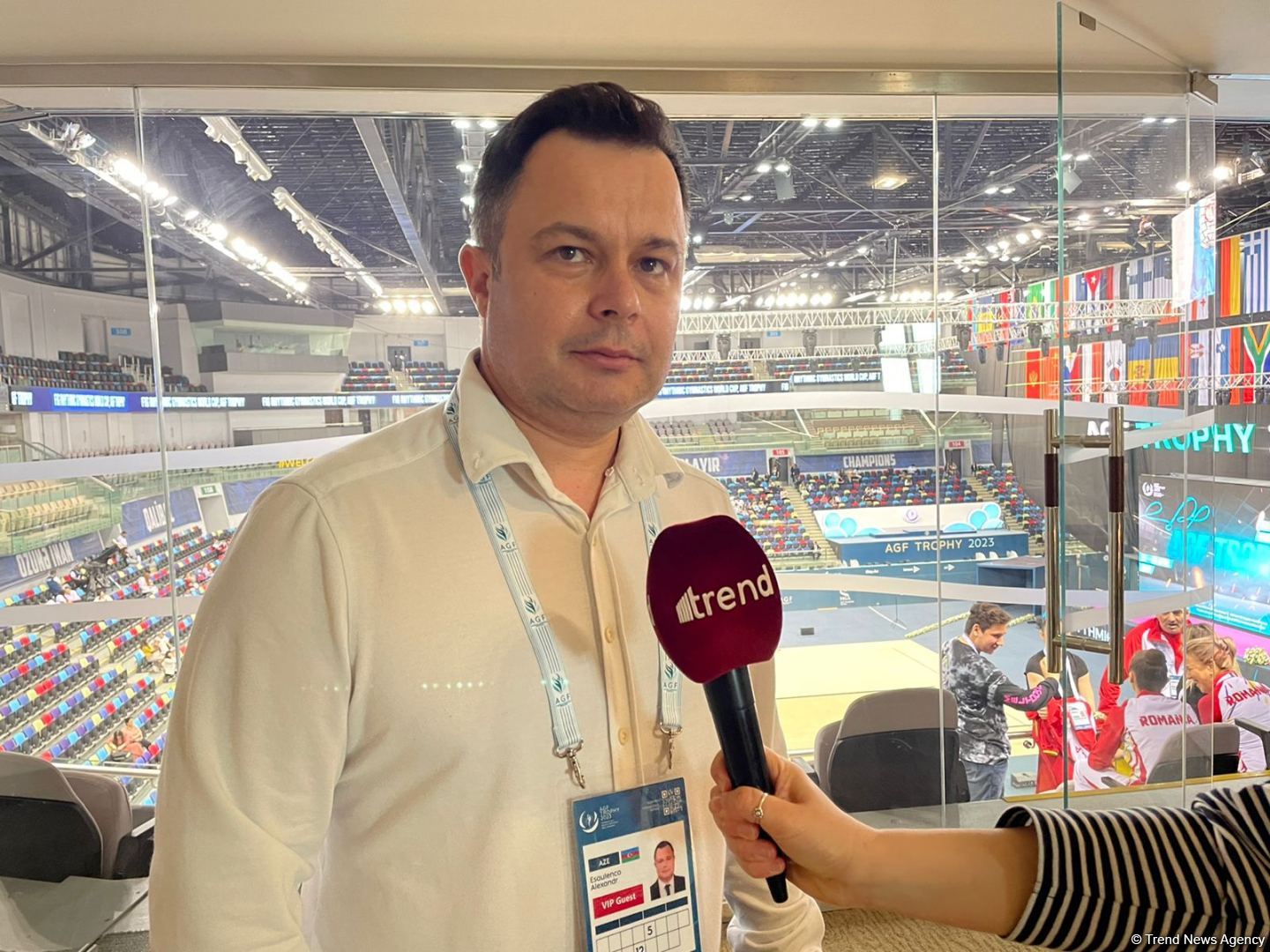 Moldovan ambassador talks excellent conditions at Baku National Gymnastics Arena (PHOTO)