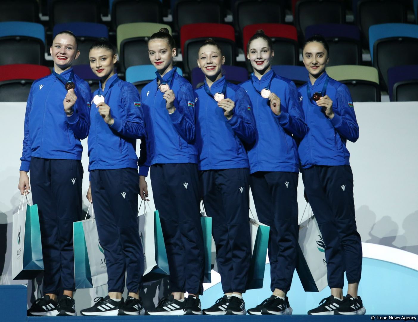 Baku hosts award ceremony for FIG World Cup winners in rhythmic gymnastics (PHOTO)