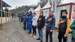 Peaceful protest of Azerbaijani eco-activists continues on Lachin-Khankendi road (PHOTO)