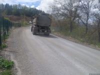 Russian peacekeepers' vehicles move freely along Azerbaijani Lachin-Khankendi road (PHOTO)