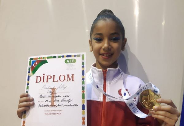 Organization of competition at Baku Championship in Rhythmic Gymnastics - wonderful, young gymnast says