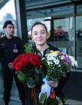 Turkish athletes who won 2023 European Weightlifting  Championship in Yerevan arrive in Baku (PHOTO)