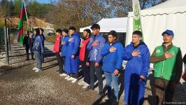 Peaceful protest of Azerbaijani eco-activists continues on Lachin-Khankendi road (PHOTO)