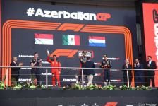 Winners of Formula 1 main race of F1 Azerbaijan Grand Prix awarded (PHOTO)