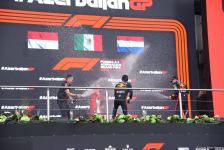 Winners of Formula 1 main race of F1 Azerbaijan Grand Prix awarded (PHOTO)