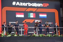 Winners of Formula 1 main race of F1 Azerbaijan Grand Prix awarded (PHOTO)