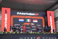 Winners of Formula 1 main race of F1 Azerbaijan Grand Prix awarded (PHOTO)