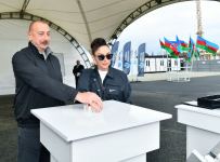 President Ilham Aliyev and First Lady Mehriban Aliyeva lay foundation stone for Aghdam Mugham Center (PHOTO/VİDEO)